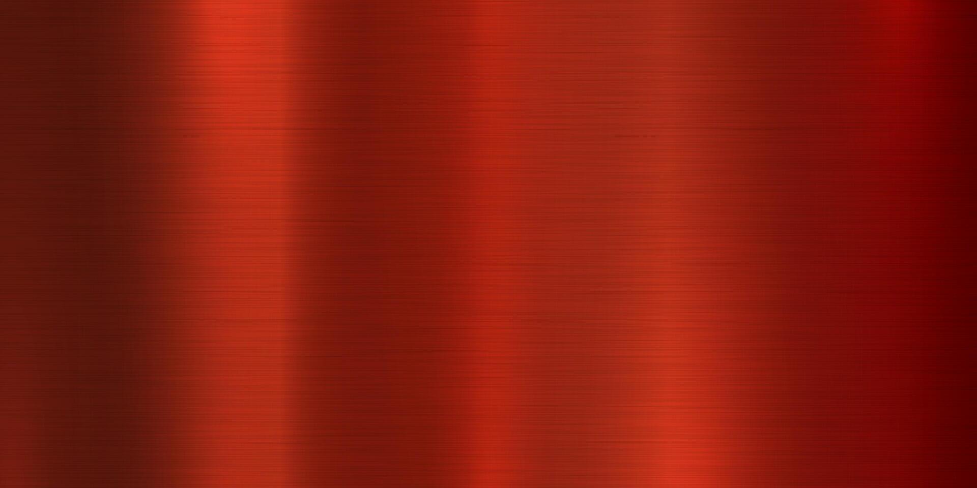 Red metallic gradient with scratches. Foil surface texture effect. illustration vector