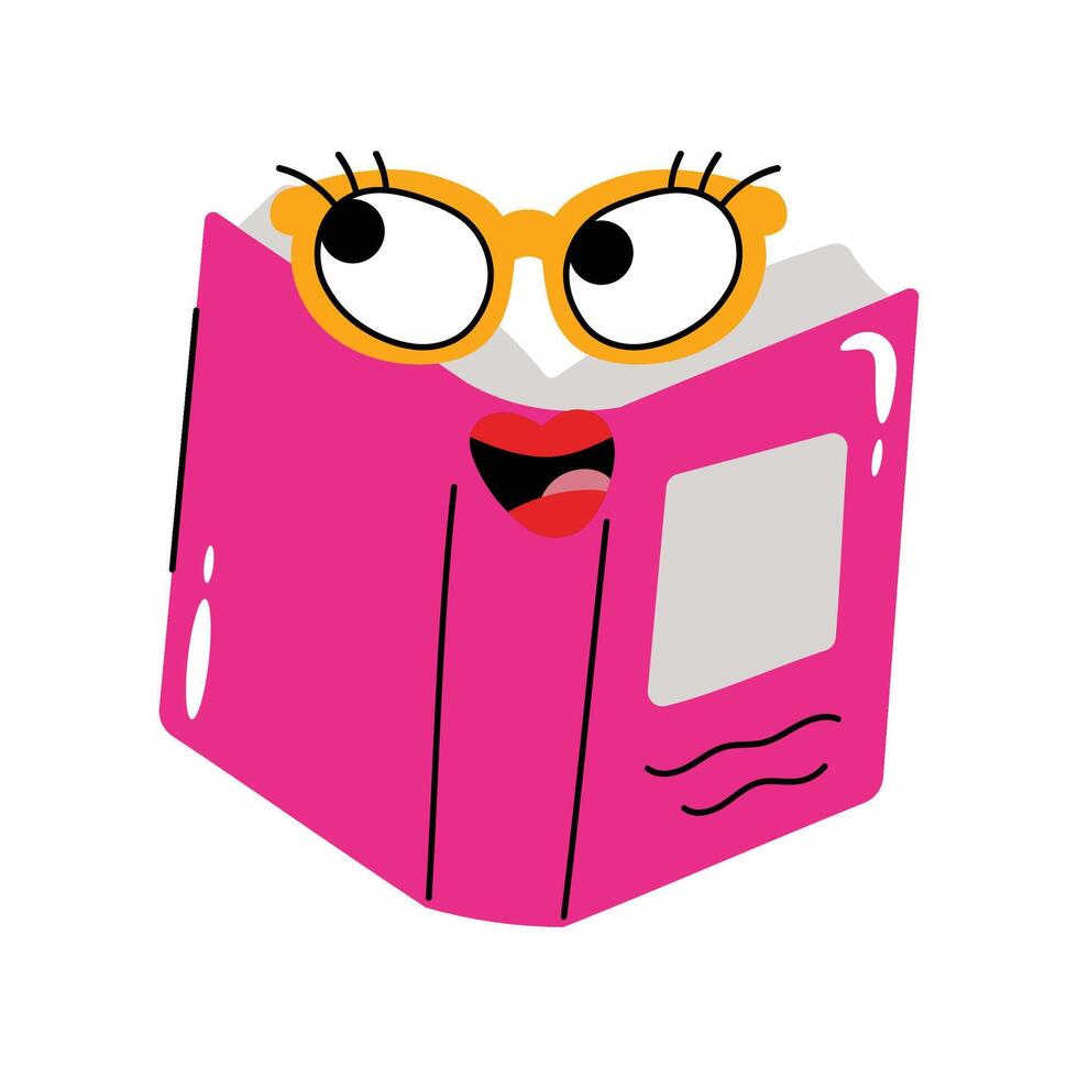 Book Sticker. Eps 10 file vector