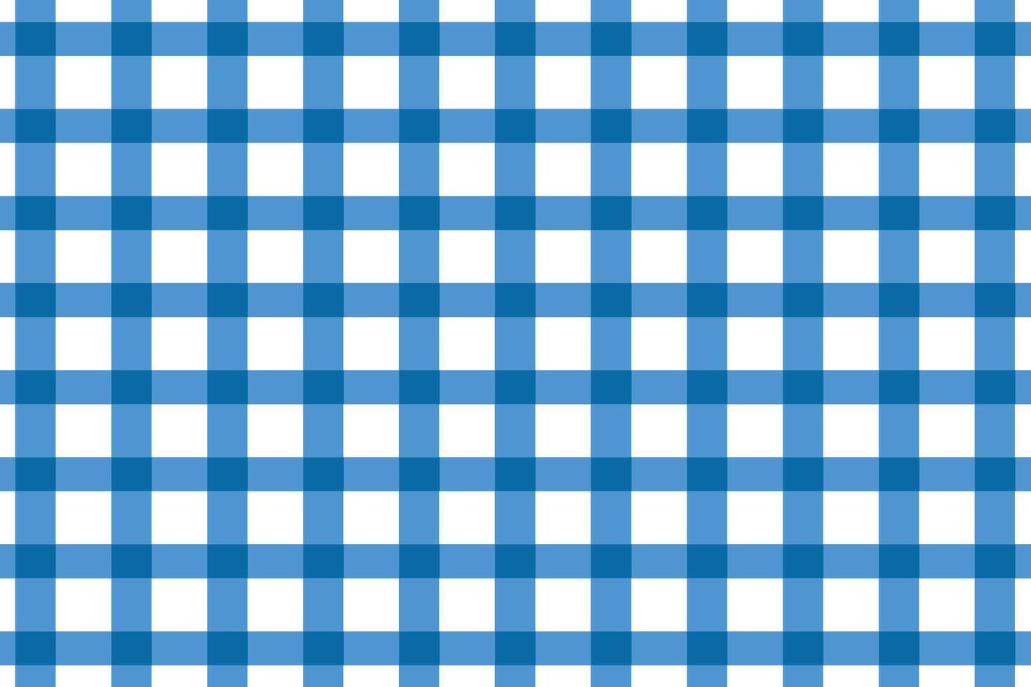 a classic blue gingham checkered pattern with alternating light and dark blue lines over a white background, perfect for textiles, backgrounds, digital designs, and wrapping paper. vector