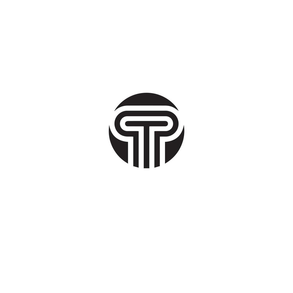 TPP Letter Initial Logo Design Illustration. TPP elegant and Professional icon design vector