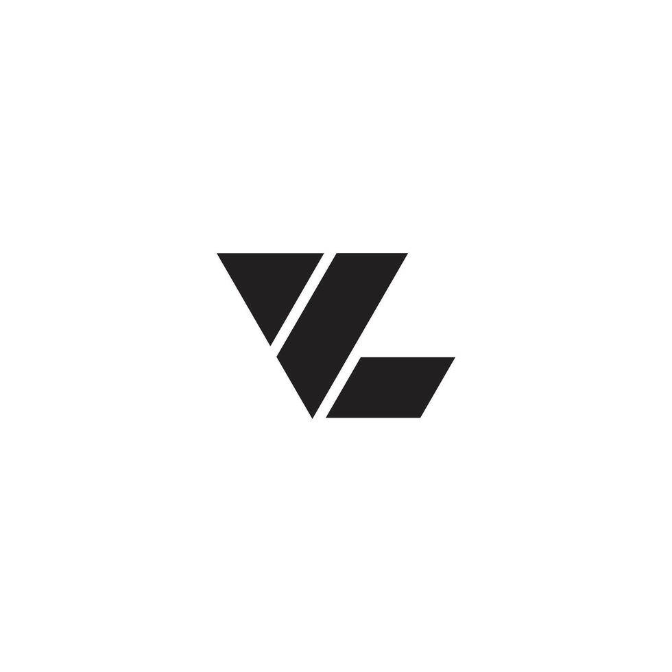 VL LV Letter monogram Initial Logo Design . VL LV elegant and Professional icon design vector
