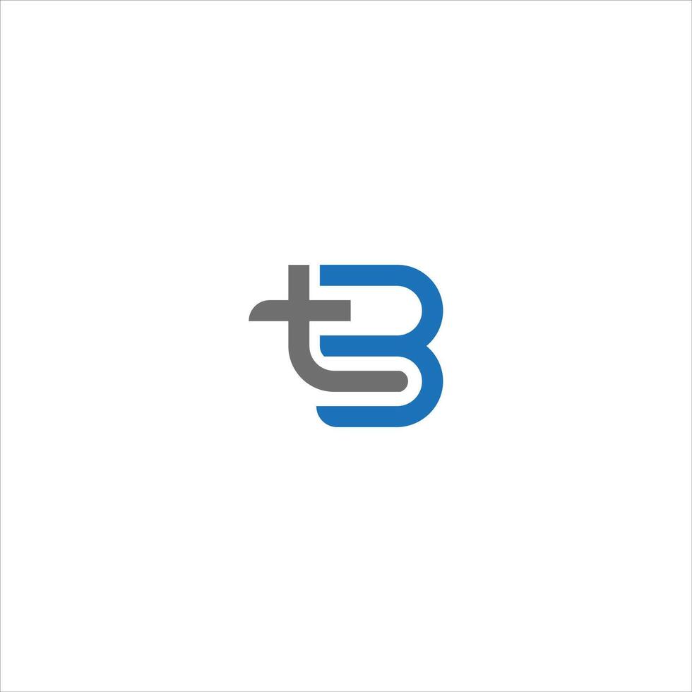 TB Letter monogram Initial Unique modern flat abstract logo design. TB elegant and Professional icon design vector