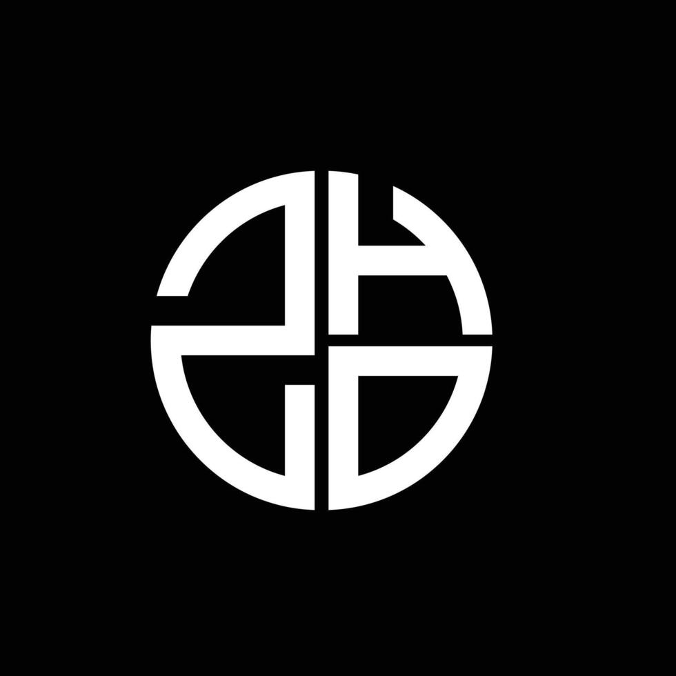 ZHO logo ZHO icon ZHO ZHO monogram ZHOletter ZHOminimalist ZHOtriangle ZHOflat Unique modern flat abstract logo design. vector