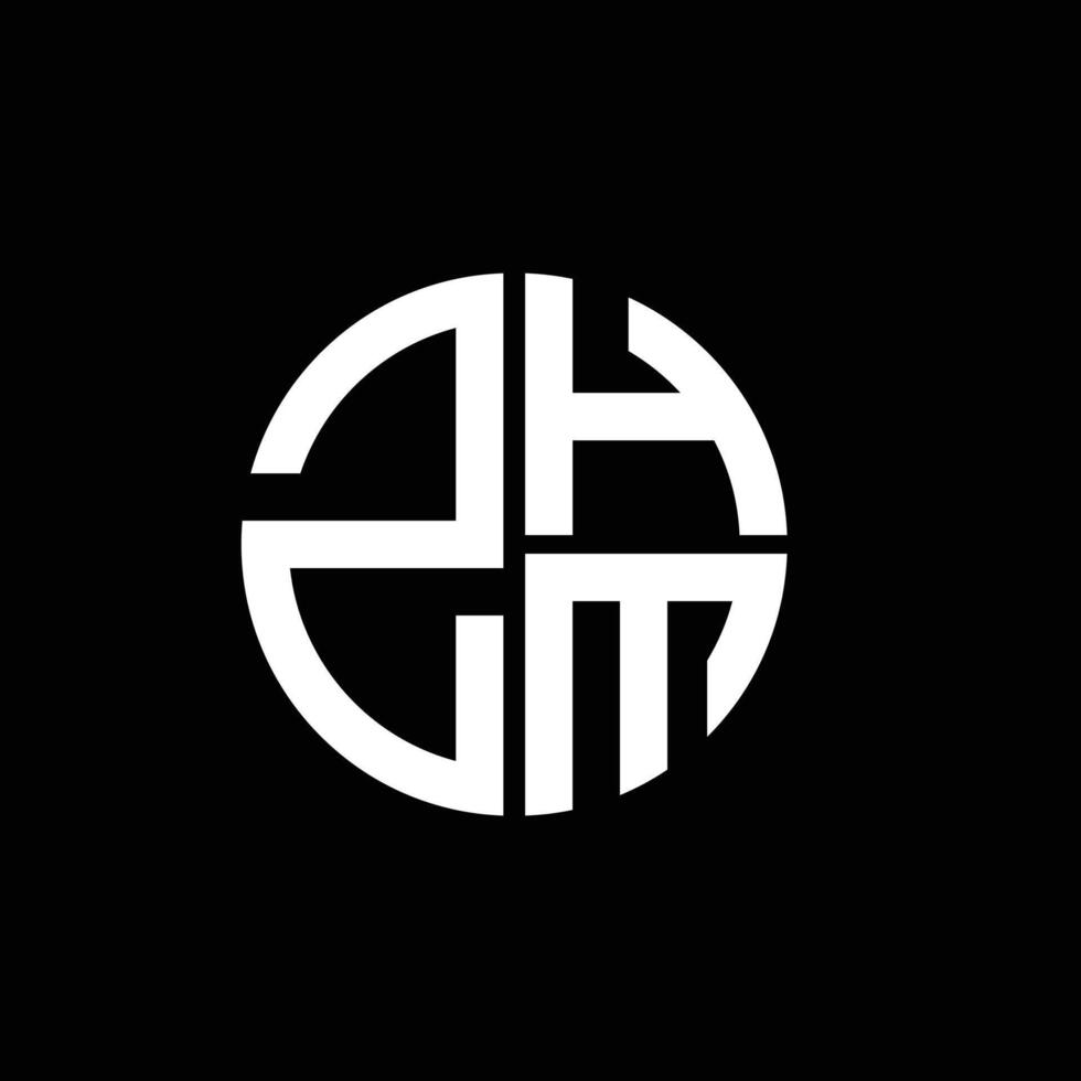 ZHM logo ZHM icon ZHM ZHM monogram ZHMletter ZHMminimalist ZHMtriangle ZHMflat Unique modern flat abstract logo design. vector
