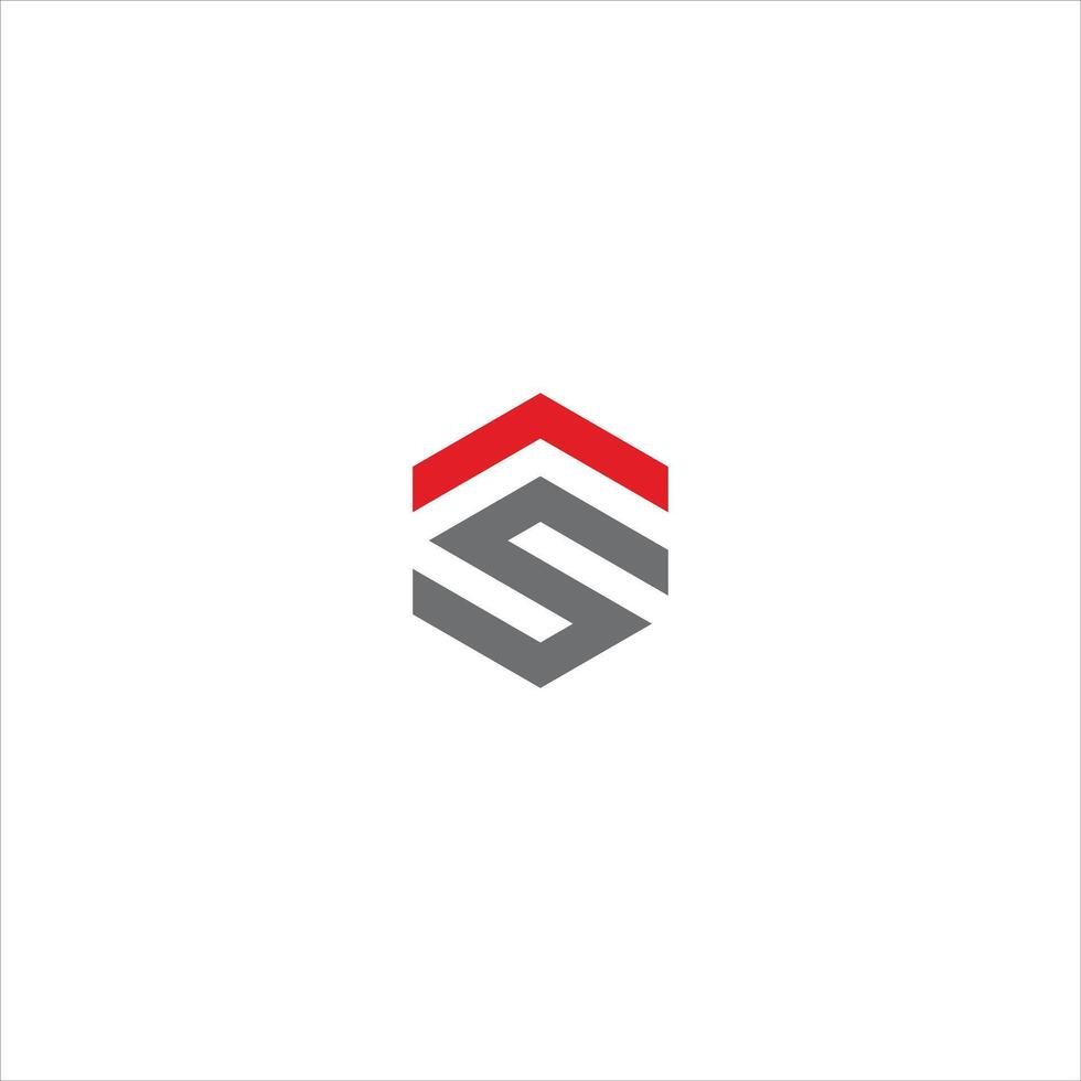 AS SA Letter monogram Initial Unique flat abstract logo design. AS SA elegant and Professional icon design vector