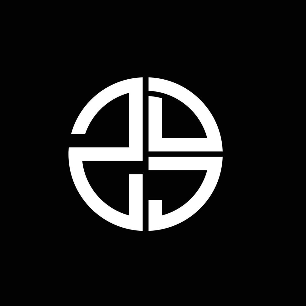 ZDJ logo ZDJ icon ZDJ ZDJ monogram ZDJletter ZDJminimalist ZDJtriangle ZDJflat Unique modern flat abstract logo design. vector