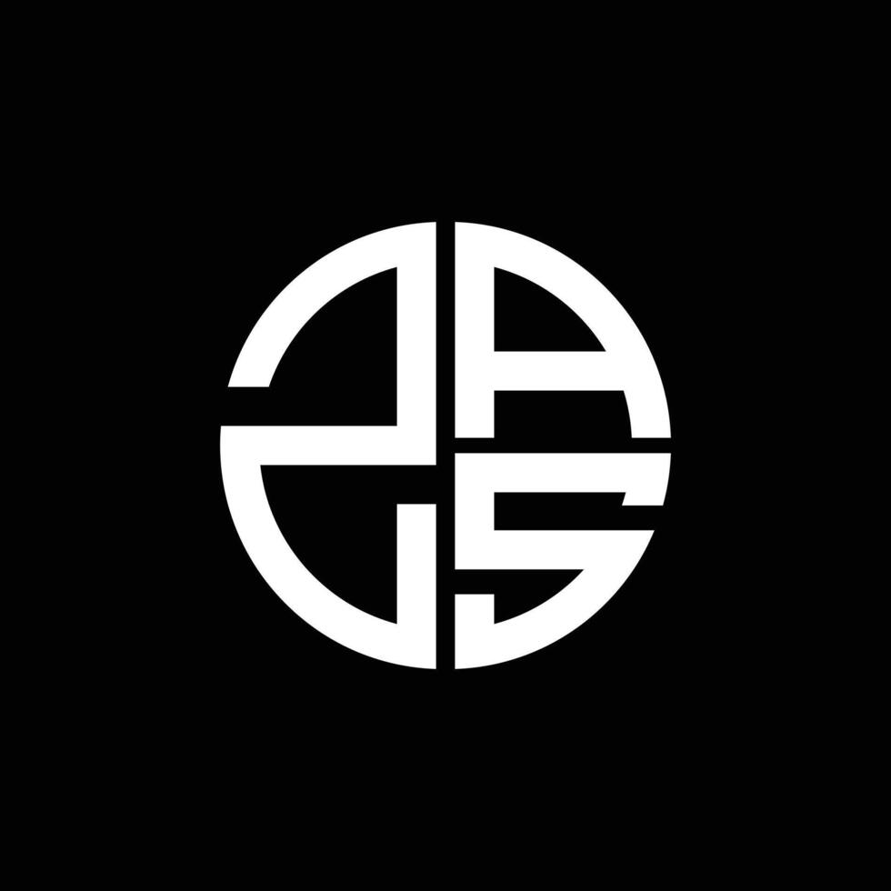 ZAS logo ZAS icon ZAS ZAS monogram ZAS letter ZAS minimalist ZAS triangle ZAS flat Unique modern flat abstract logo design. vector
