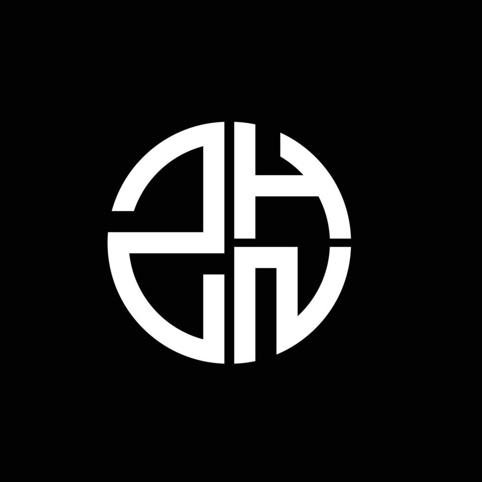 ZHN logo ZHN icon ZHN ZHN monogram ZHNletter ZHNminimalist ZHNtriangle ZHNflat Unique modern flat abstract logo design. vector