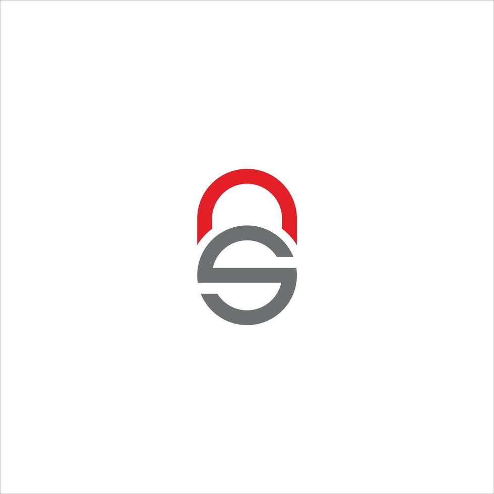 AS SA Letter monogram Unique modern flat abstract logo design. AS SA elegant and Professional icon design vector