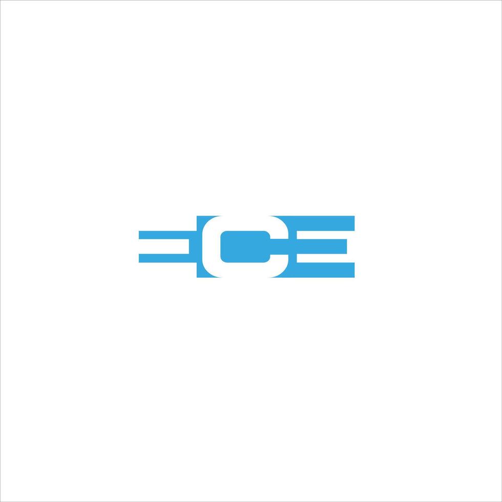 ECE Letter monogram Initial Unique modern flat abstract logo design. ECE elegant and Professional icon design vector