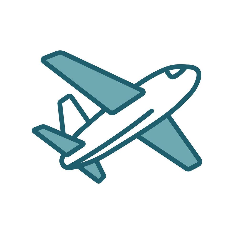Airplane Takeoff Icon vector