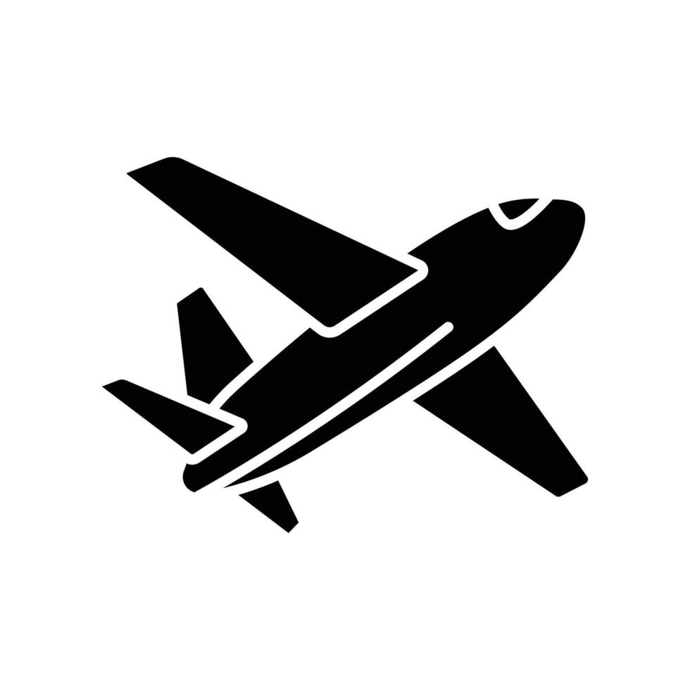 Airplane and Clouds Icon vector