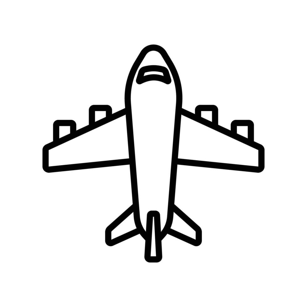 Flat Airplane Icon vector