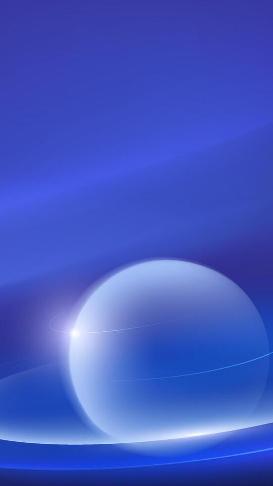 Abstract vertical background design blue cosmic planet vector