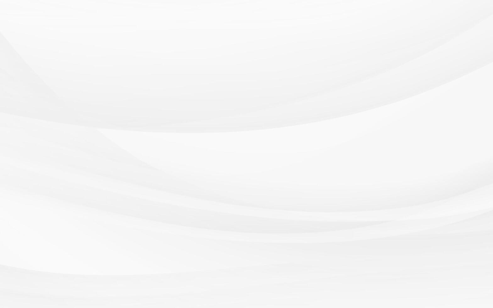 Abstract white grey soft flowing waves background gray bright flow vector