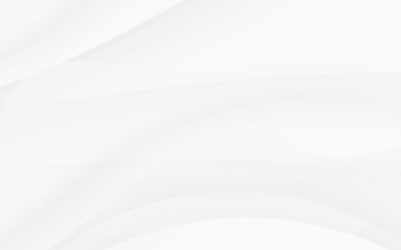 White abstract background soft curves light shadow gray bright clean vector