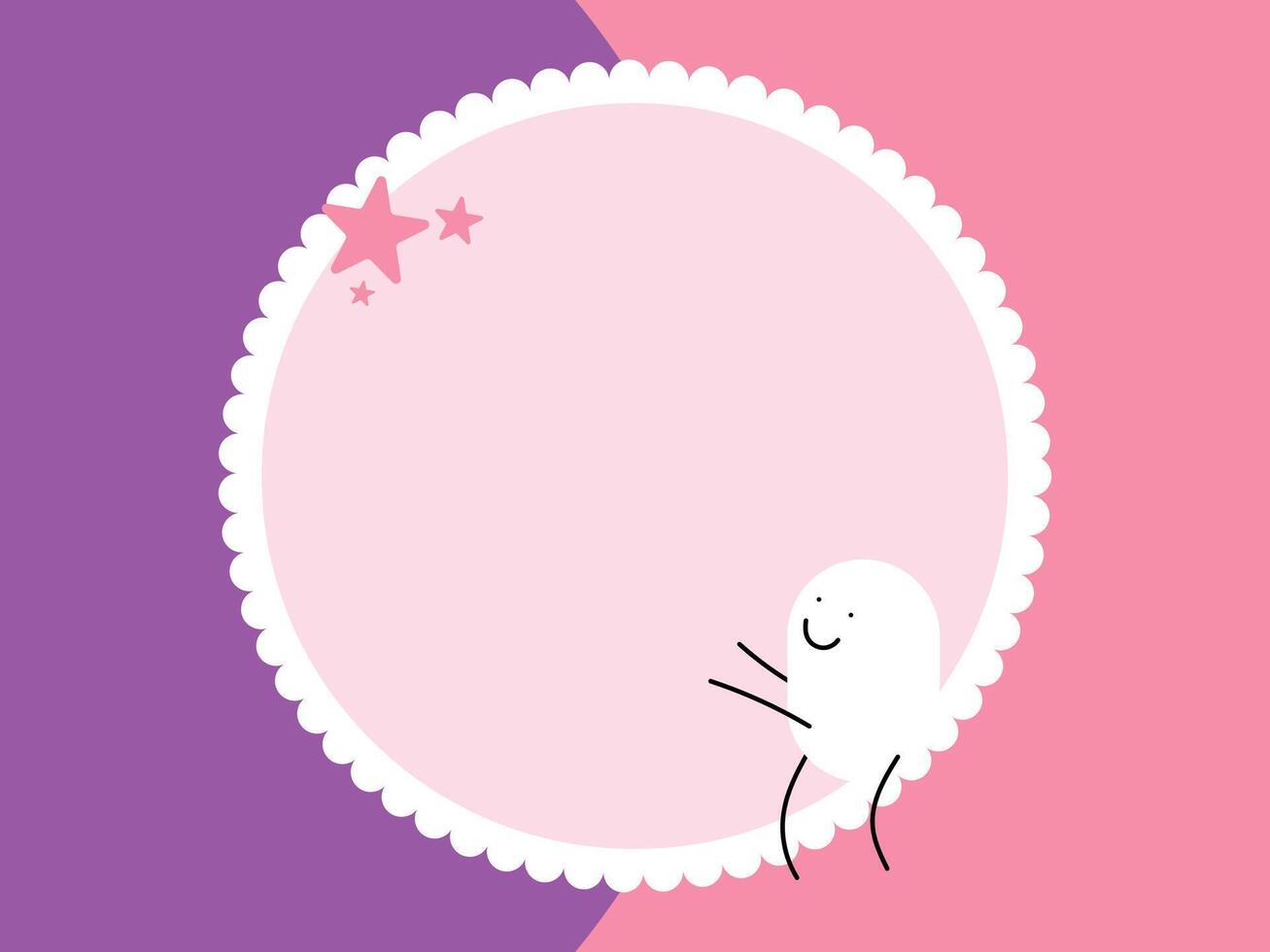 Abstract cartoon bubble shape with a concept design retro speech text vector