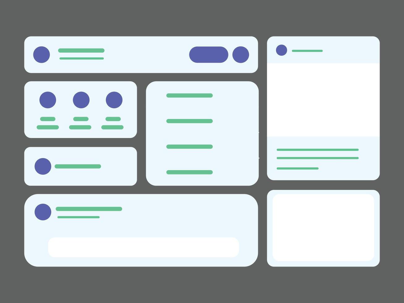 Design a website wireframe vector