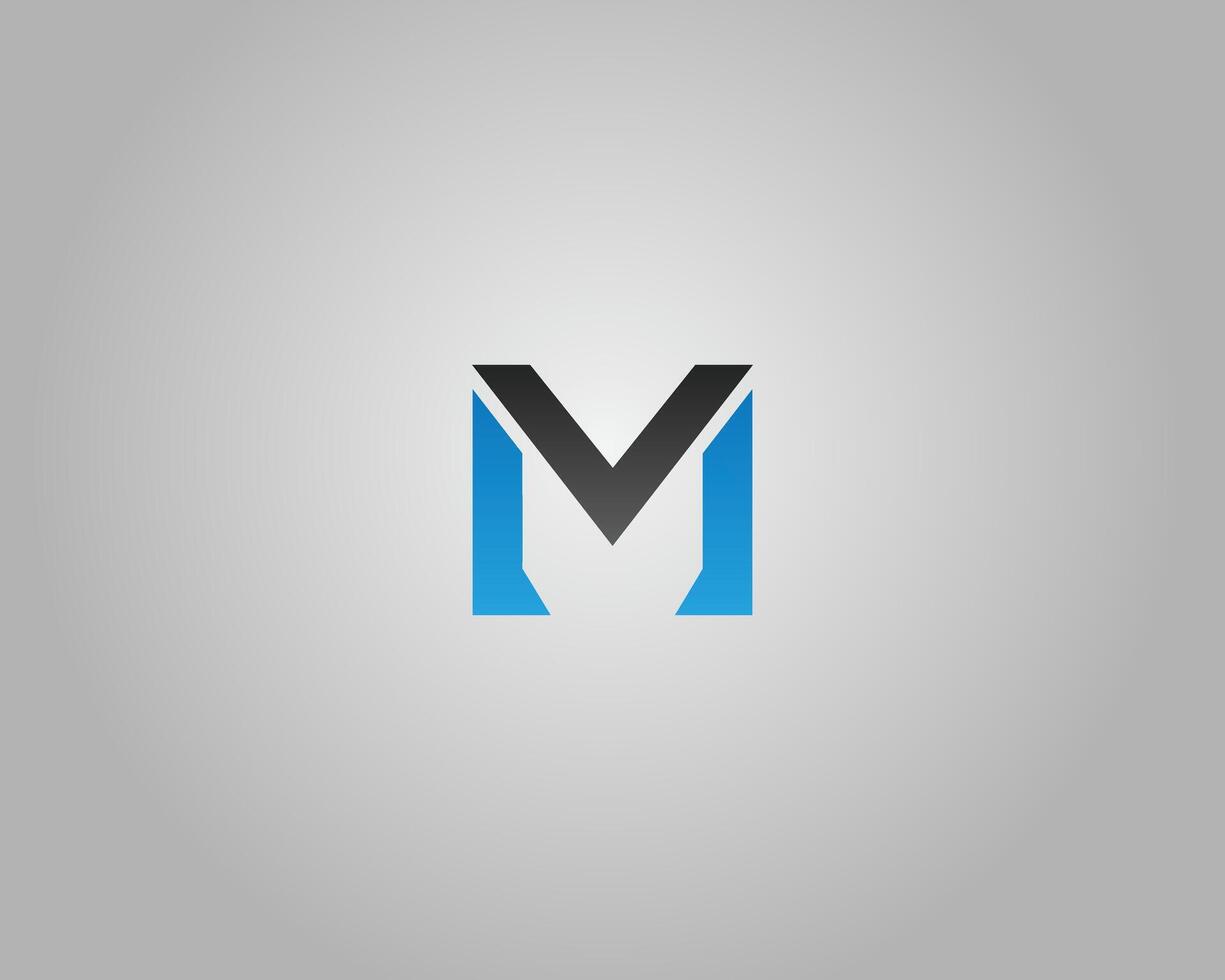 Letter MV or VM abstract logo icon template vector