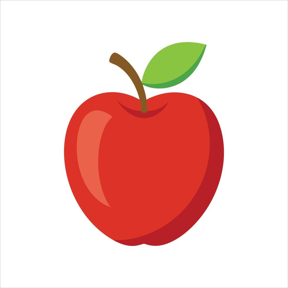 An apple icon on a white background vector