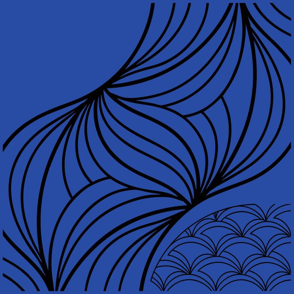 modern Flowing Wave Digital Abstract vector