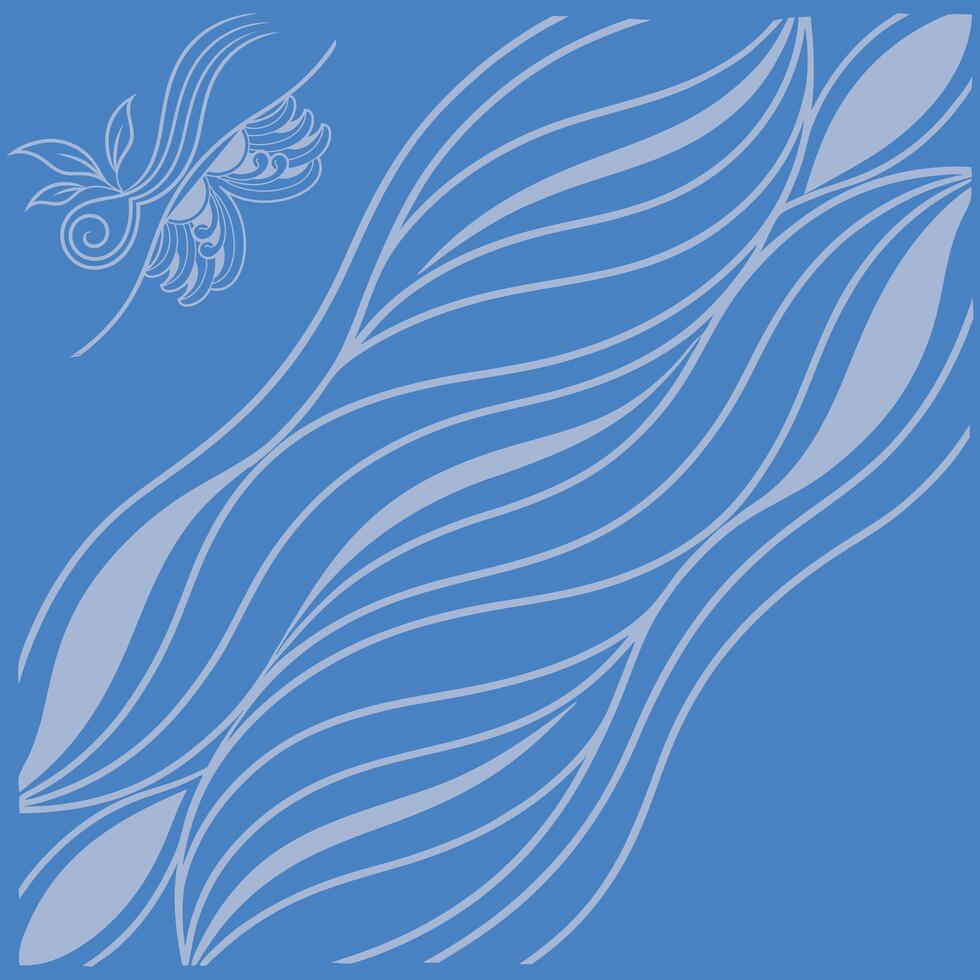 modern Flowing Wave Digital Abstract Art vector