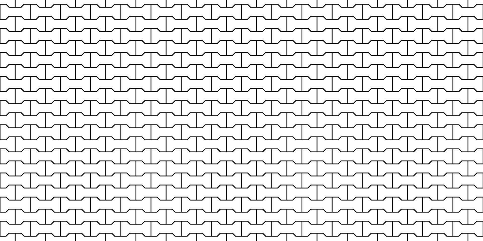 Pavement brick seamless pattern. Sidewalk floor texture. Street paver road. Geometric brick tiles seamless pattern. illustration isolated on white background vector