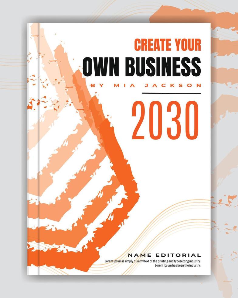 Create a Modern Business Book Cover for Your Brand vector