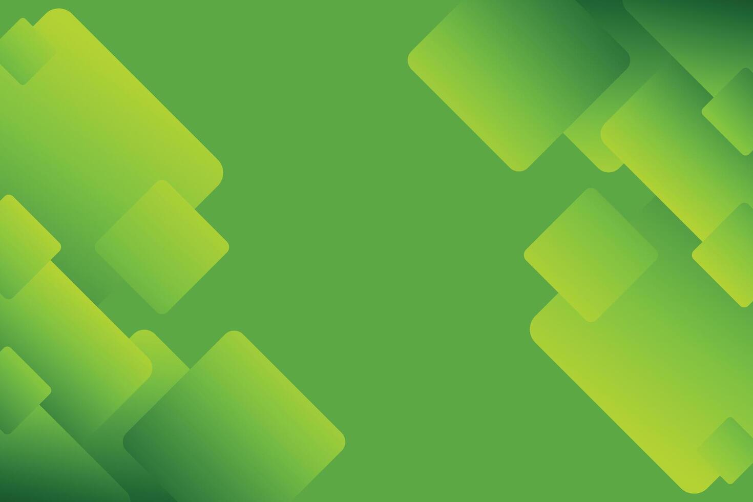 gradient green geometric background vector
