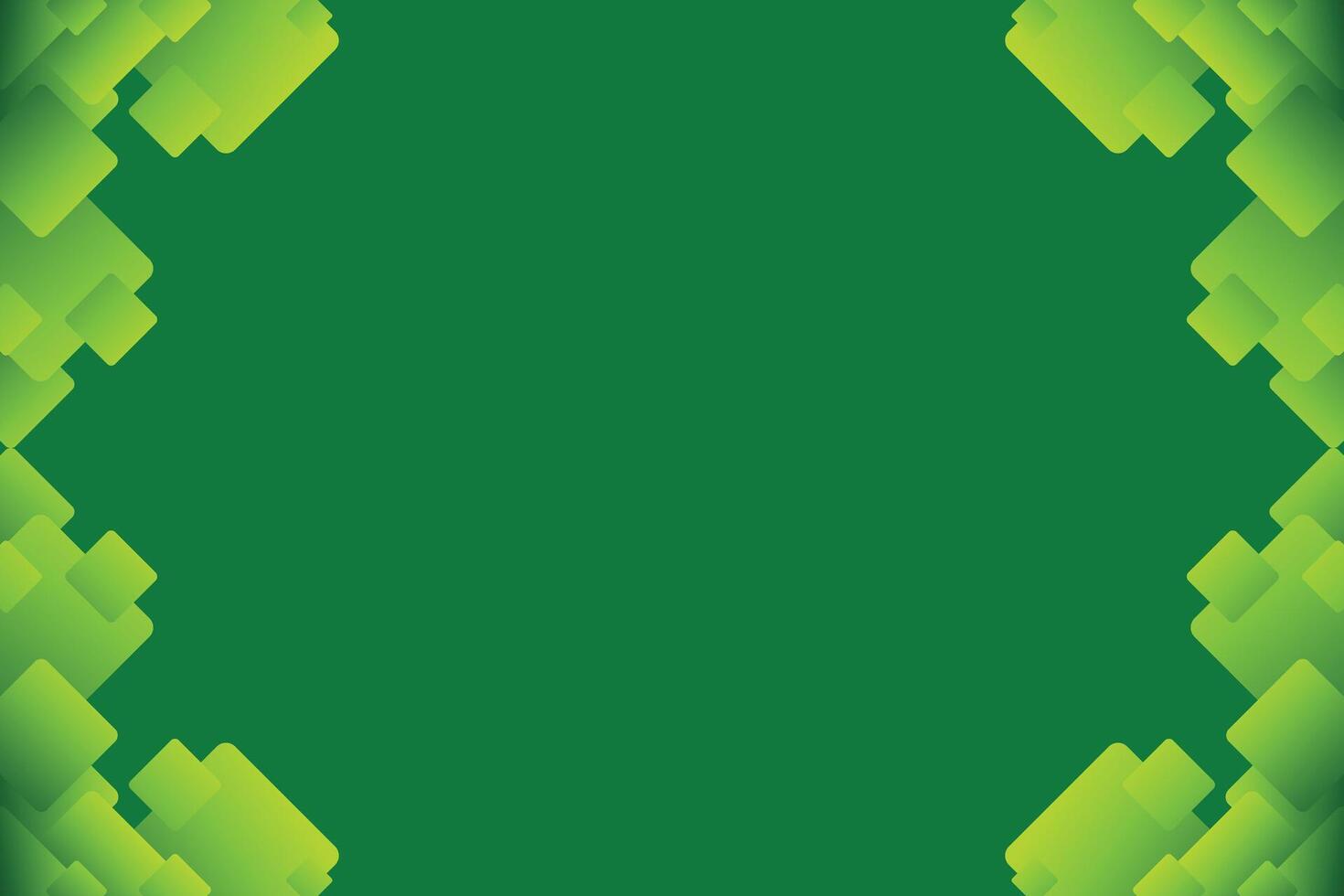 Green abstract geometric background design vector