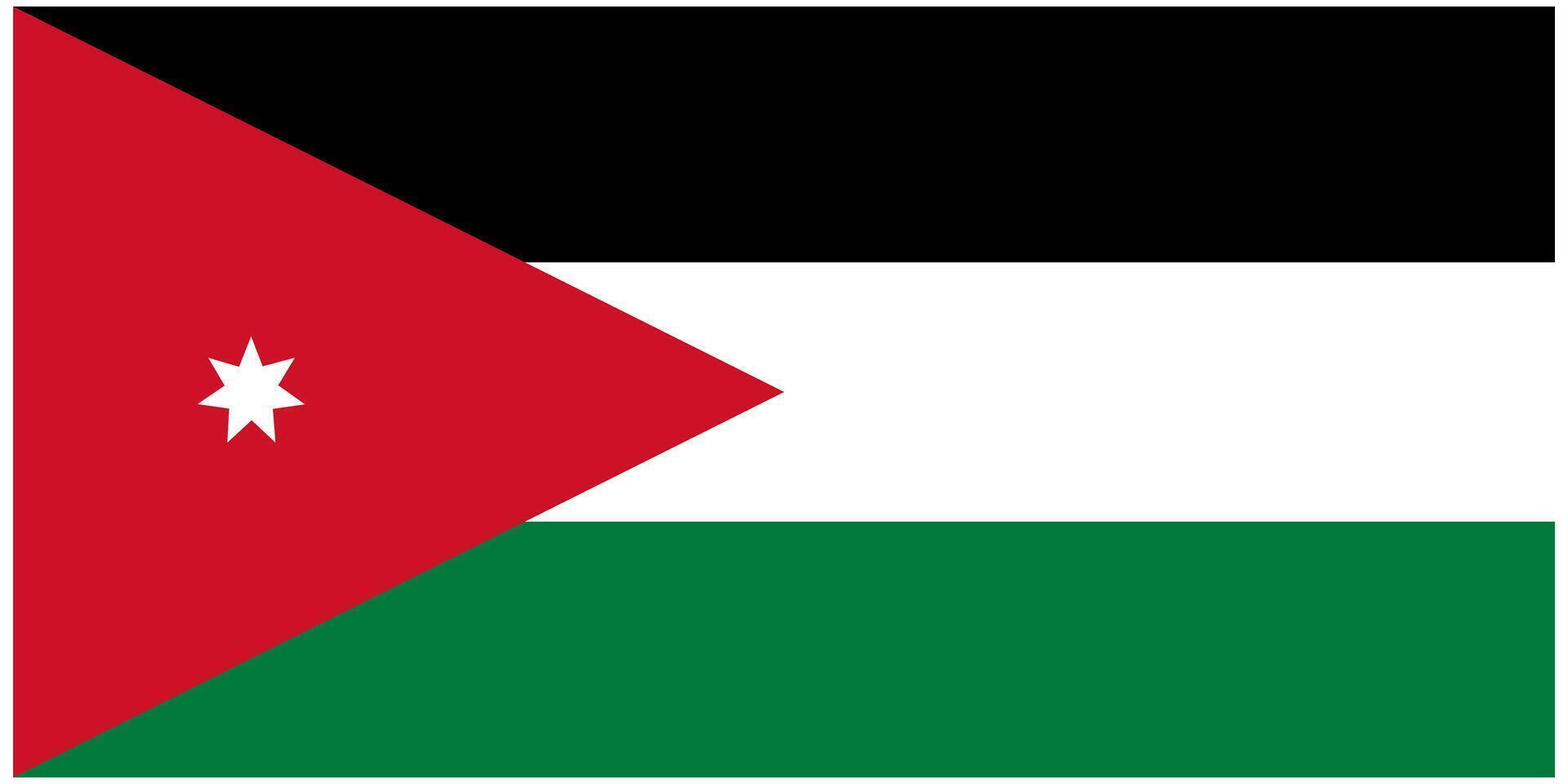Flag of Jordan, Jordan Flag images vector