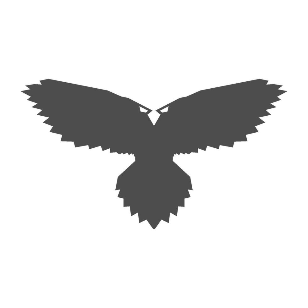 eagle bird abstract logo. vector