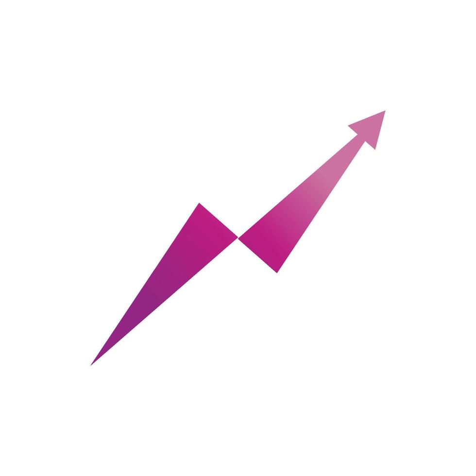 Syiple Arrow ilustration logo template vector