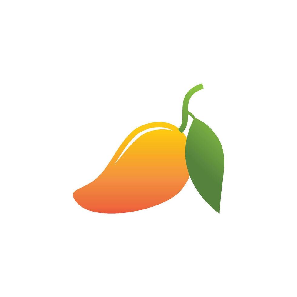 Mango fruit logo vector