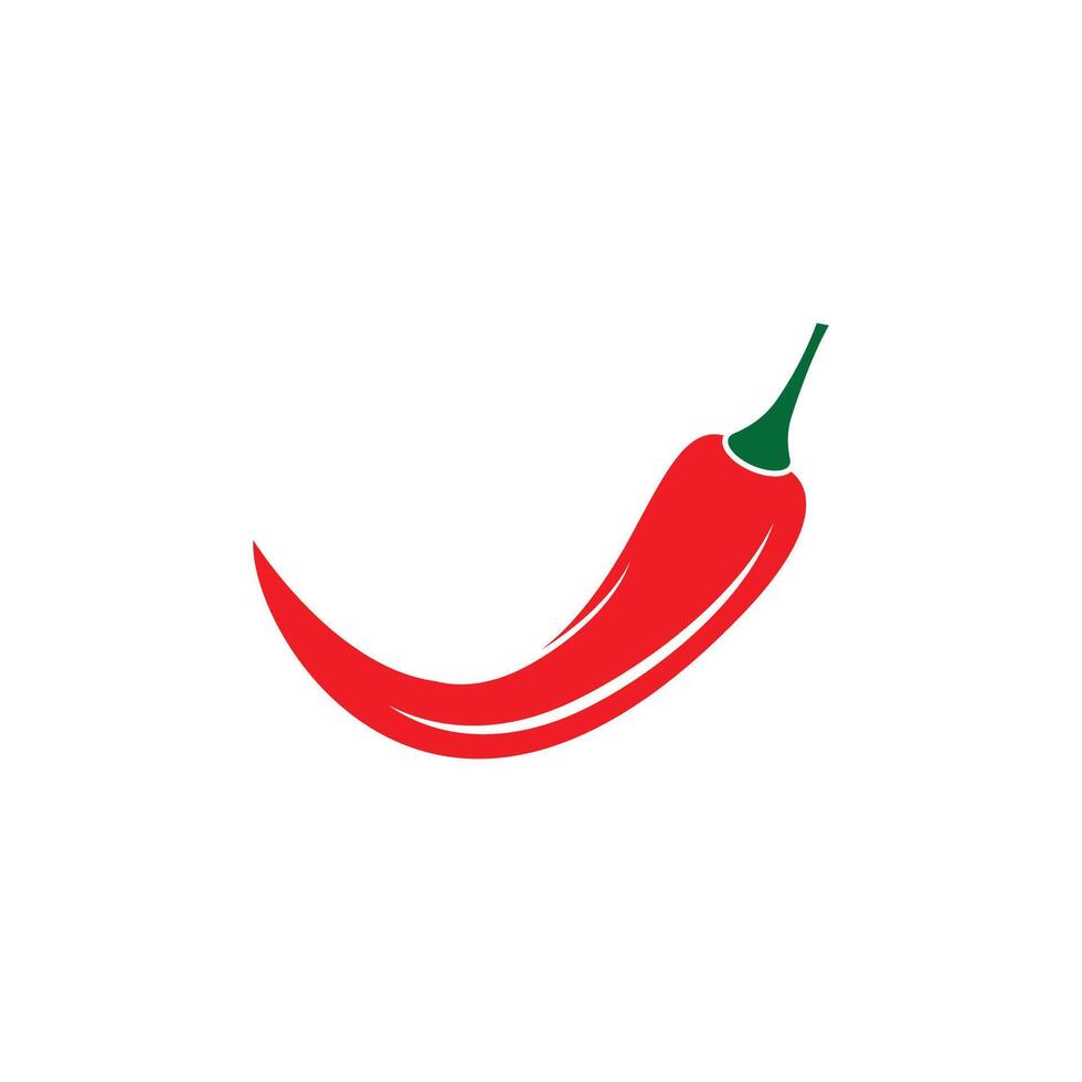 Stylized logo chili and symbol design vector