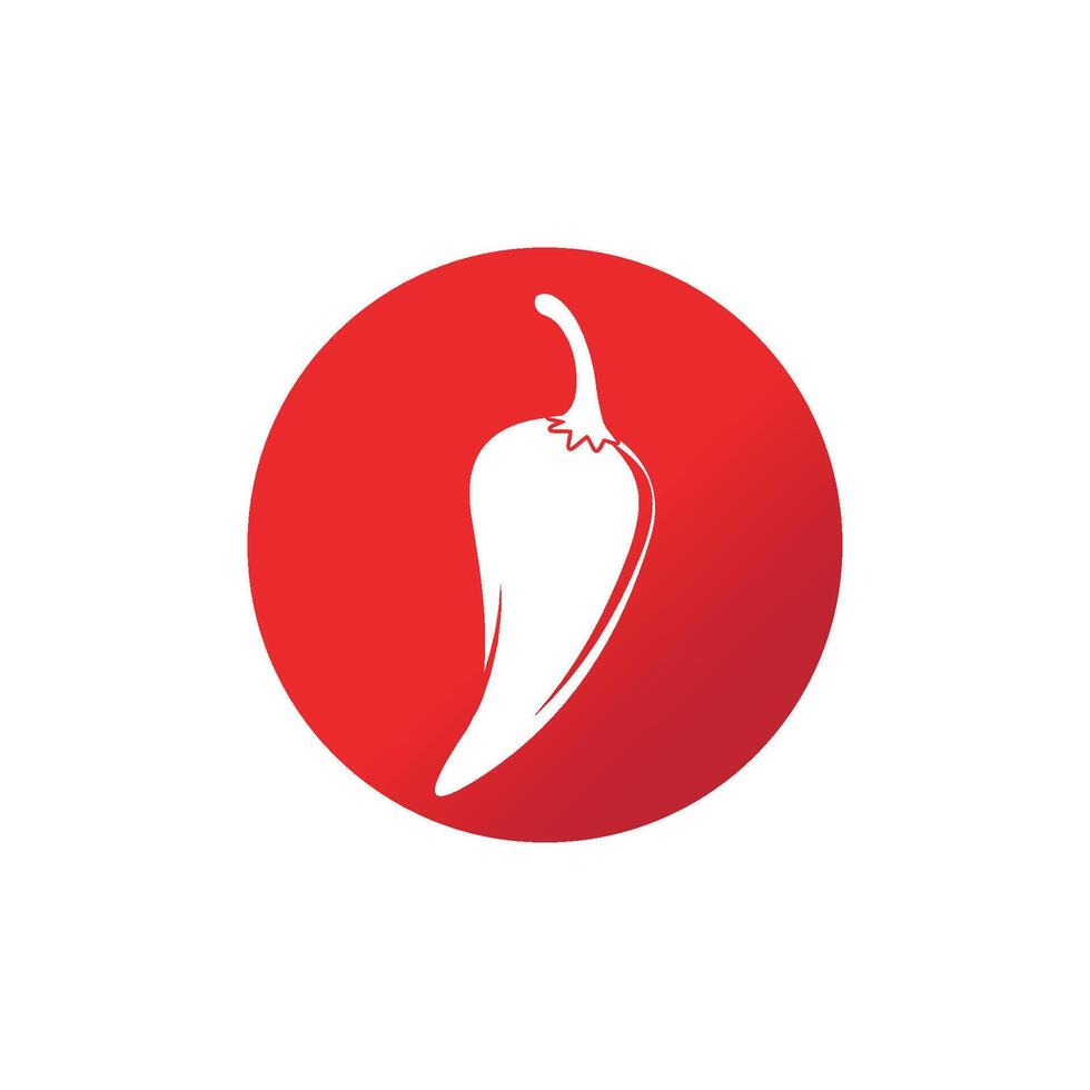 Chili logo and simple vector