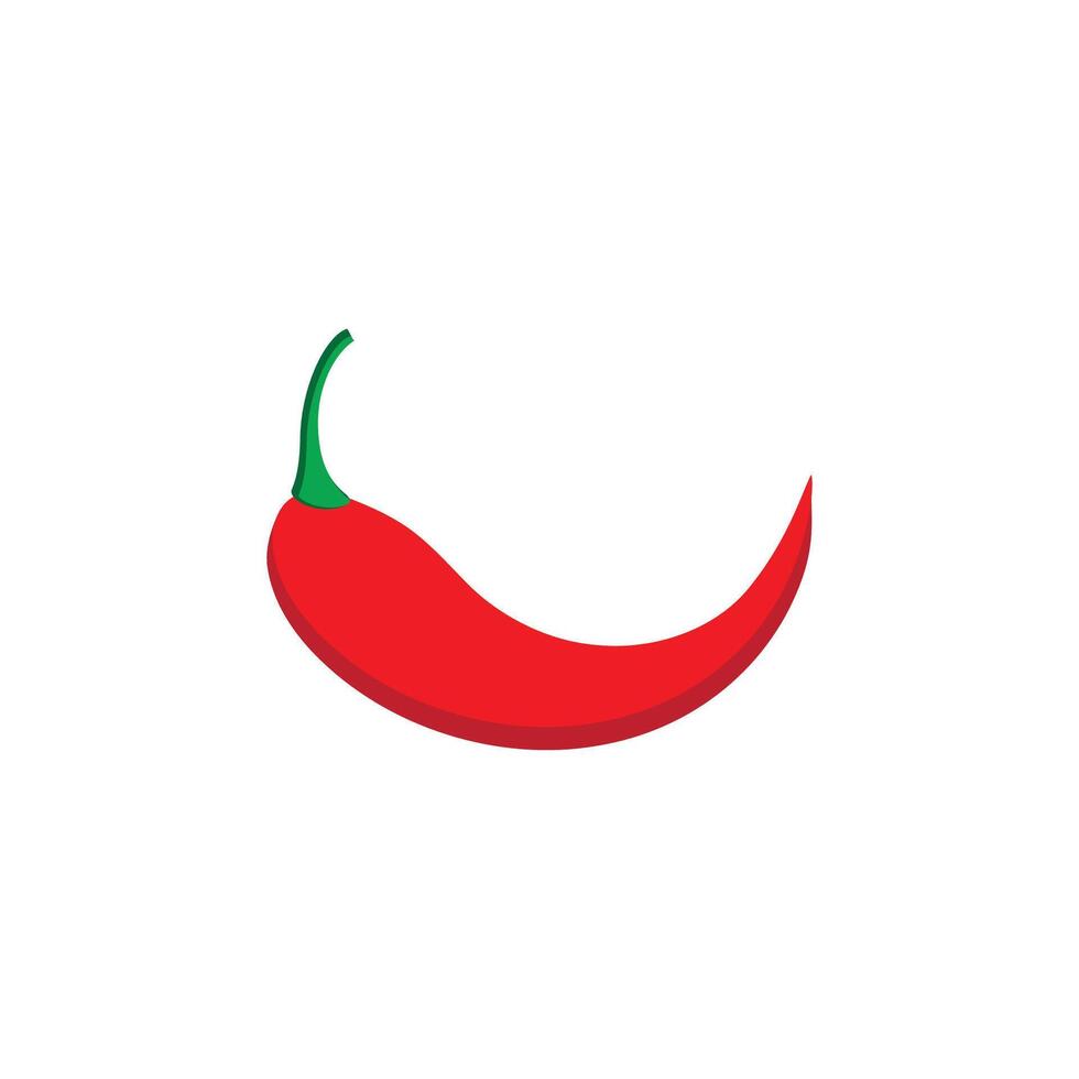 Simple chili logo and symbol design vector