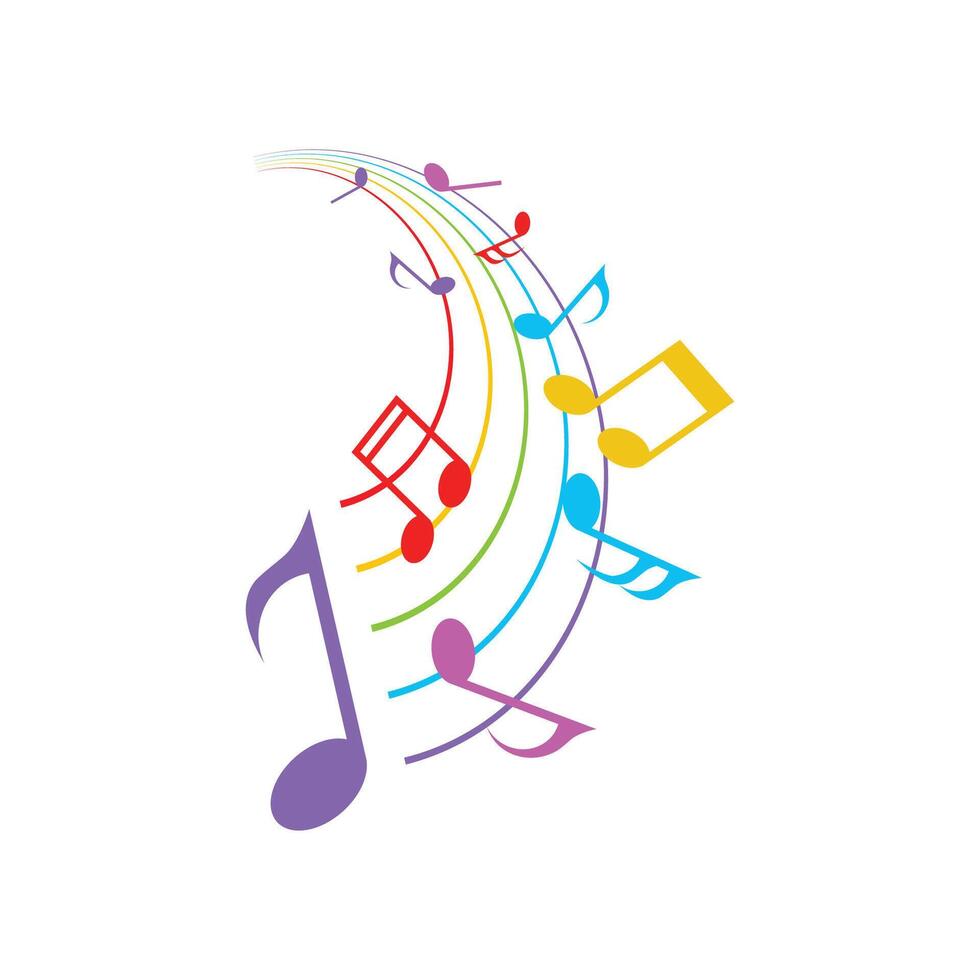 Colorful notes on a white background vector