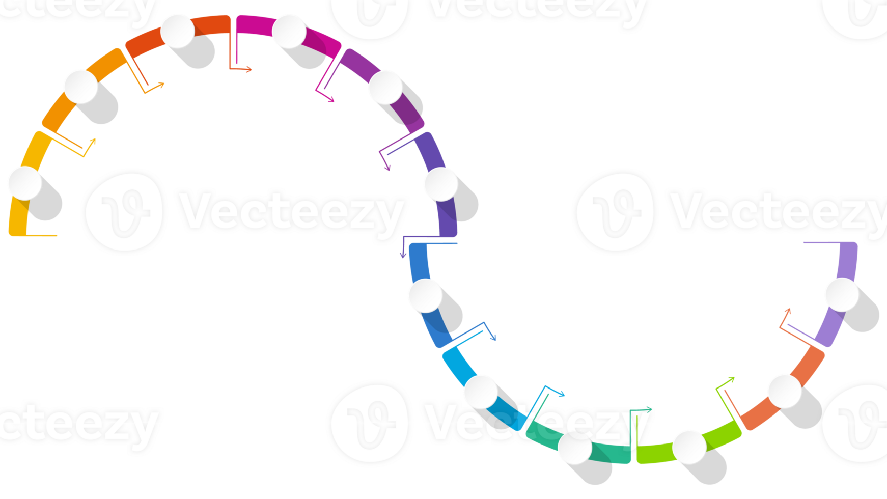 Infographic 12 steps, process. png