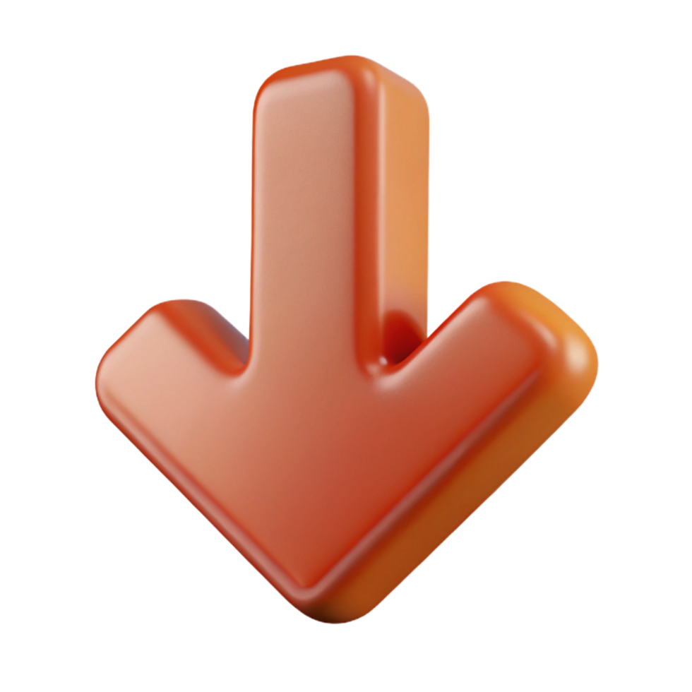 Red arrow icons with glossy upload and download buttons for web and technology design png