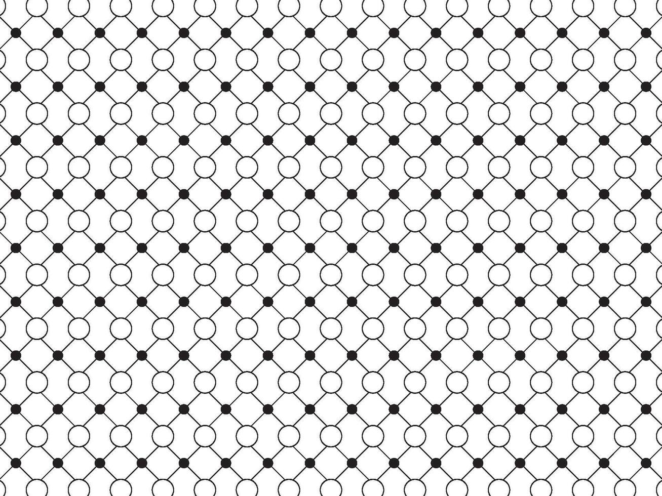 Interlocking Circle Grid vector