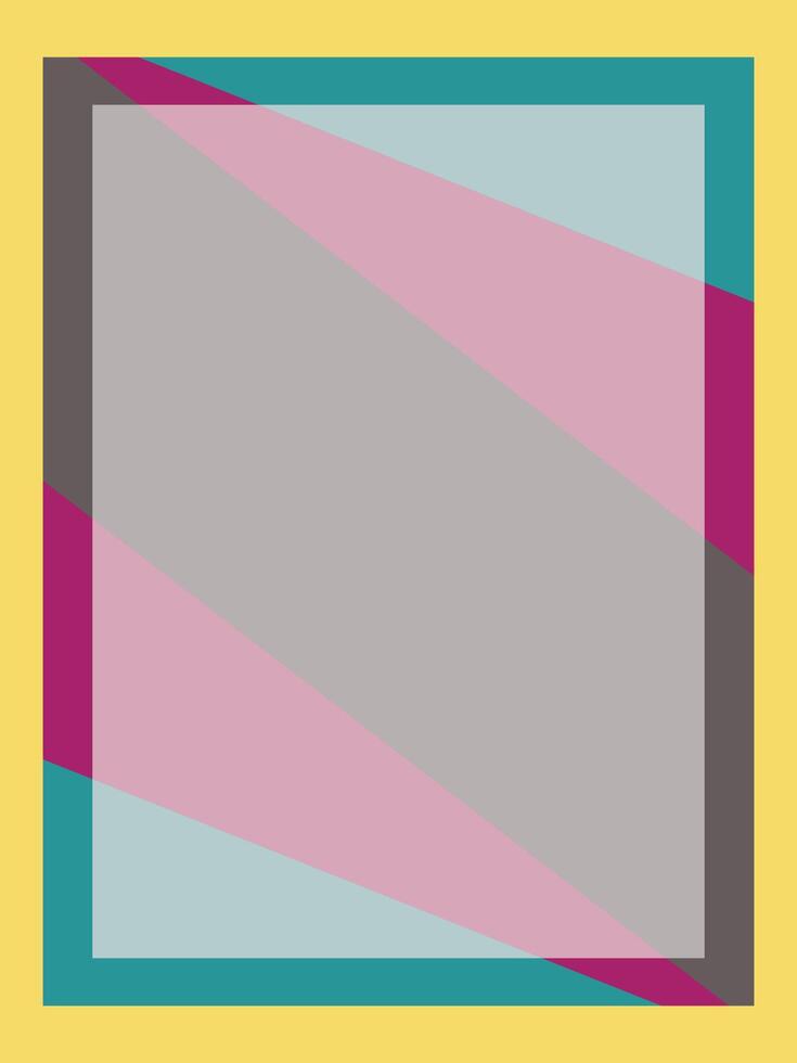 Vibrant Geometric Border Design vector