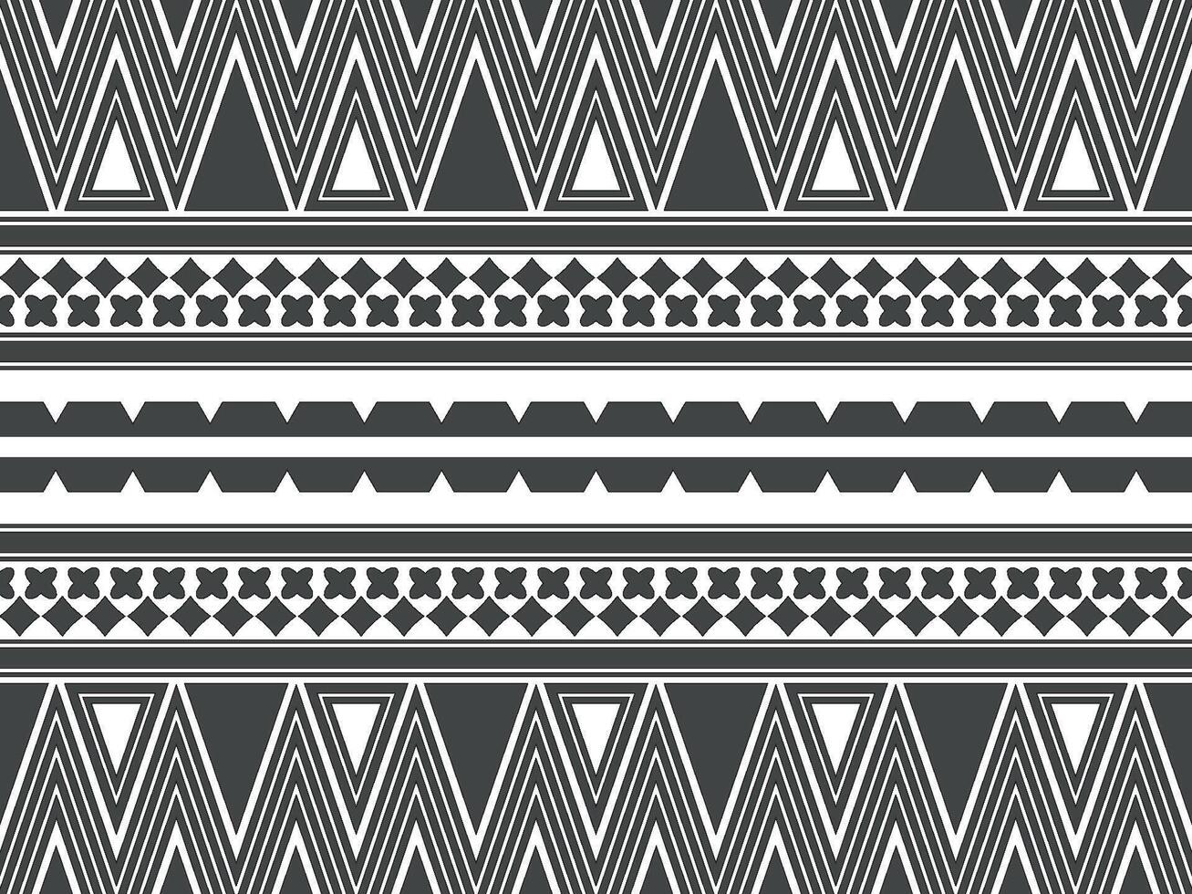 Monochrome Tribal Frame vector