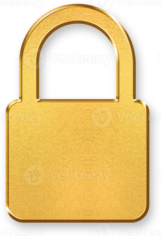 Gold Protection Icon 3D Glossy Golden Shield Symbol with Metallic Shine and Shadowed Style for Security, Privacy, Safety, and Defensive Digital Systems png
