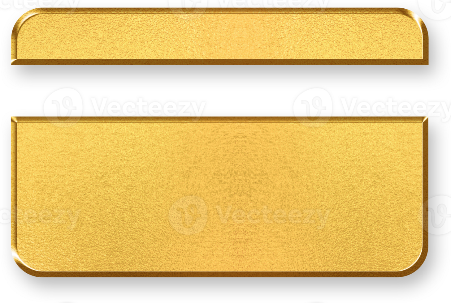 Gold Credit Card Icon 3D Glossy Golden Card Symbol with Metallic Shine and Shadowed Style for Online Payments, Banking, E Commerce, and Financial Transaction Concepts png