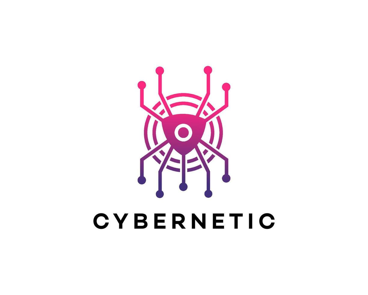 Cybernetic Technology Network, Connectivity, Digital Eye, Innovation, System, Circuit, Data, Future, vector