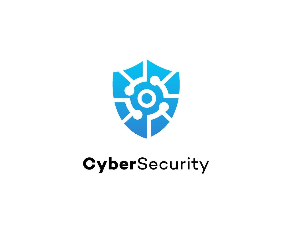 Cybersecurity Shield Digital Protection, Network Security, Data Privacy, System Safety vector