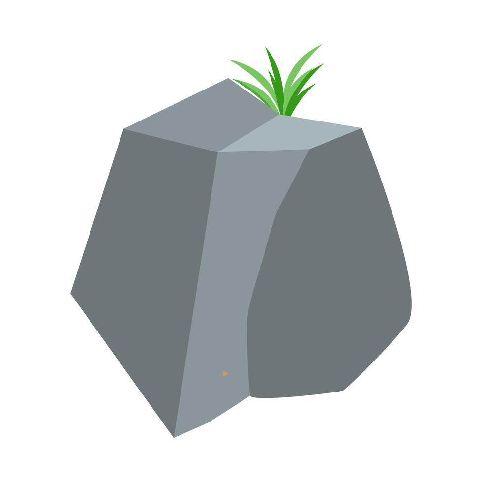 Big Stone Isometric vector
