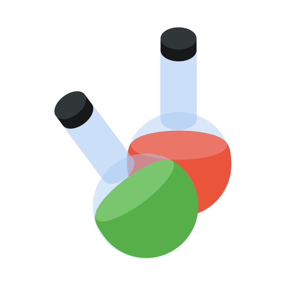 Game Potions Isometric vector