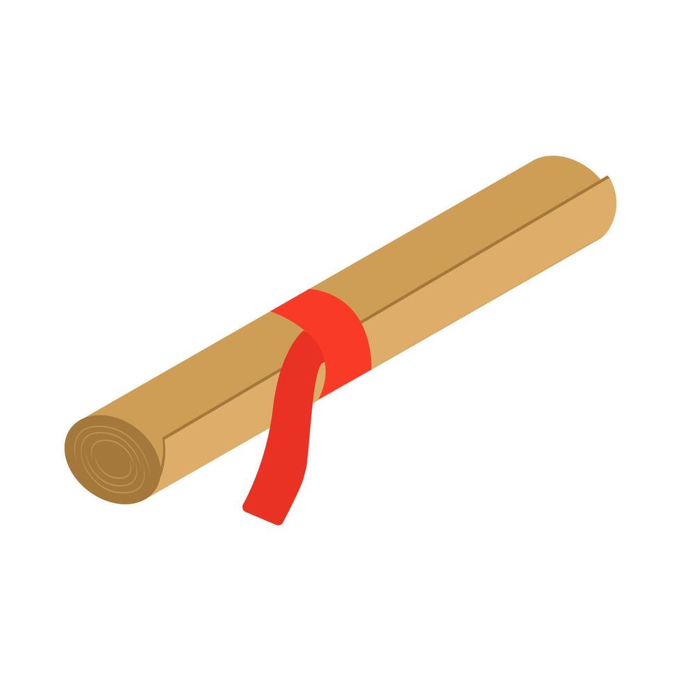 Employment Letter Isometric vector